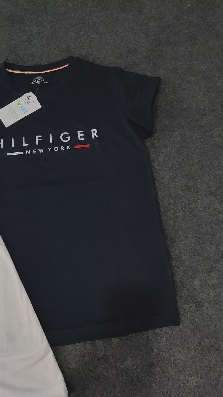 Hilifiger Signature Tee - Navy