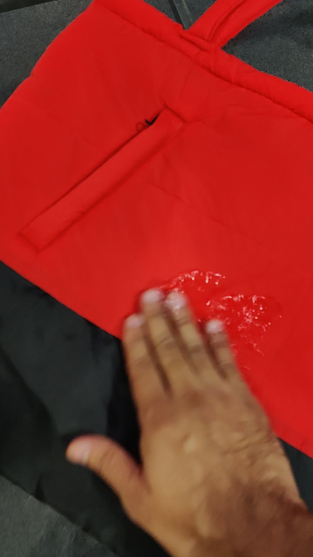 Nuptse Tote bag - Red/Black