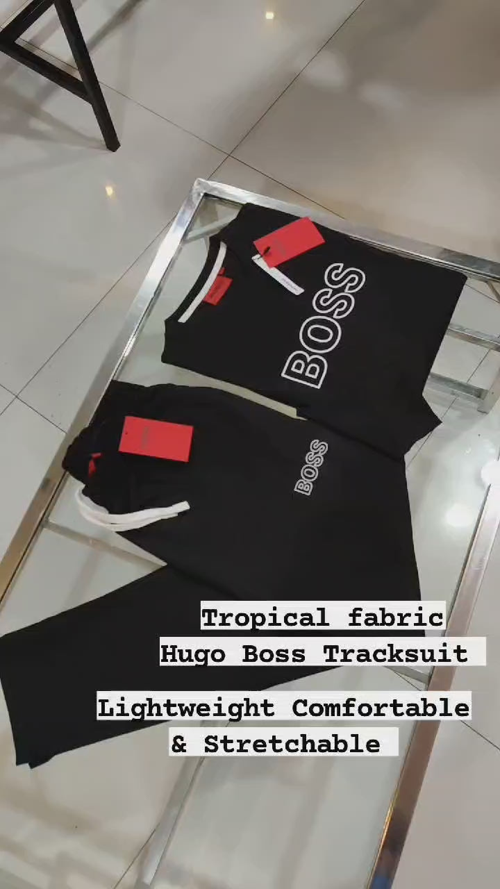 H-Boss Summer Tracksuit - Black