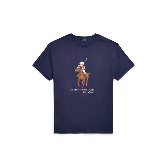 Polo Pony Bear Tee - Navy - Brand Store
