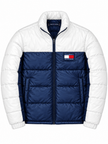 Tommy Colorblock Puffer - White/Navy