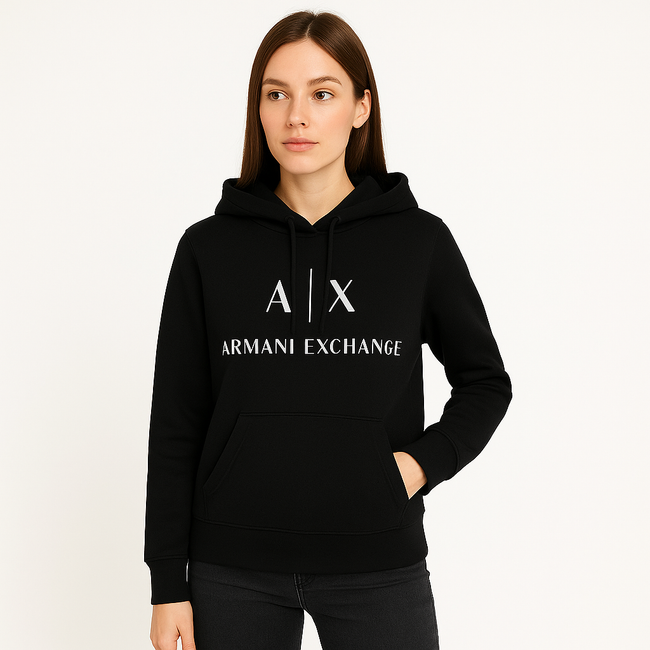 A|X Logo Pullover - Black