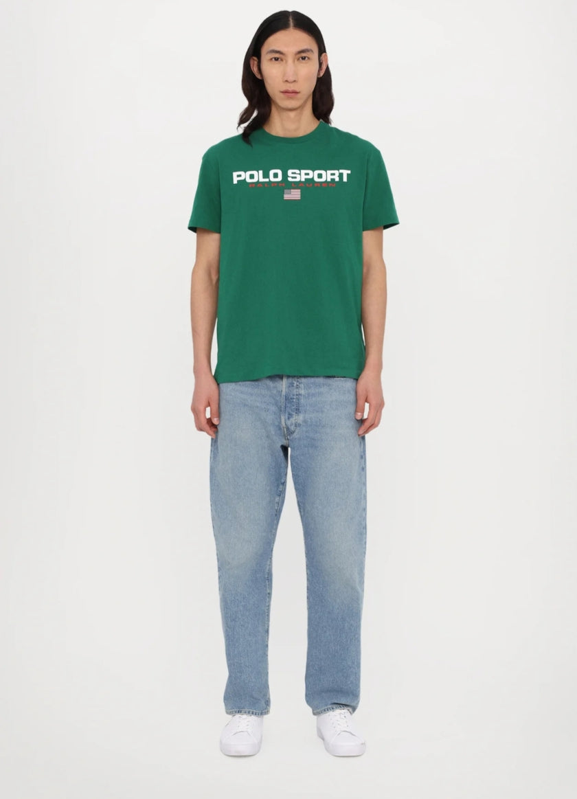 Polo Sports Logo Tee - Green - Brand Store