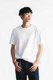 Zara Basic Cotton Tee - White - Brand Store