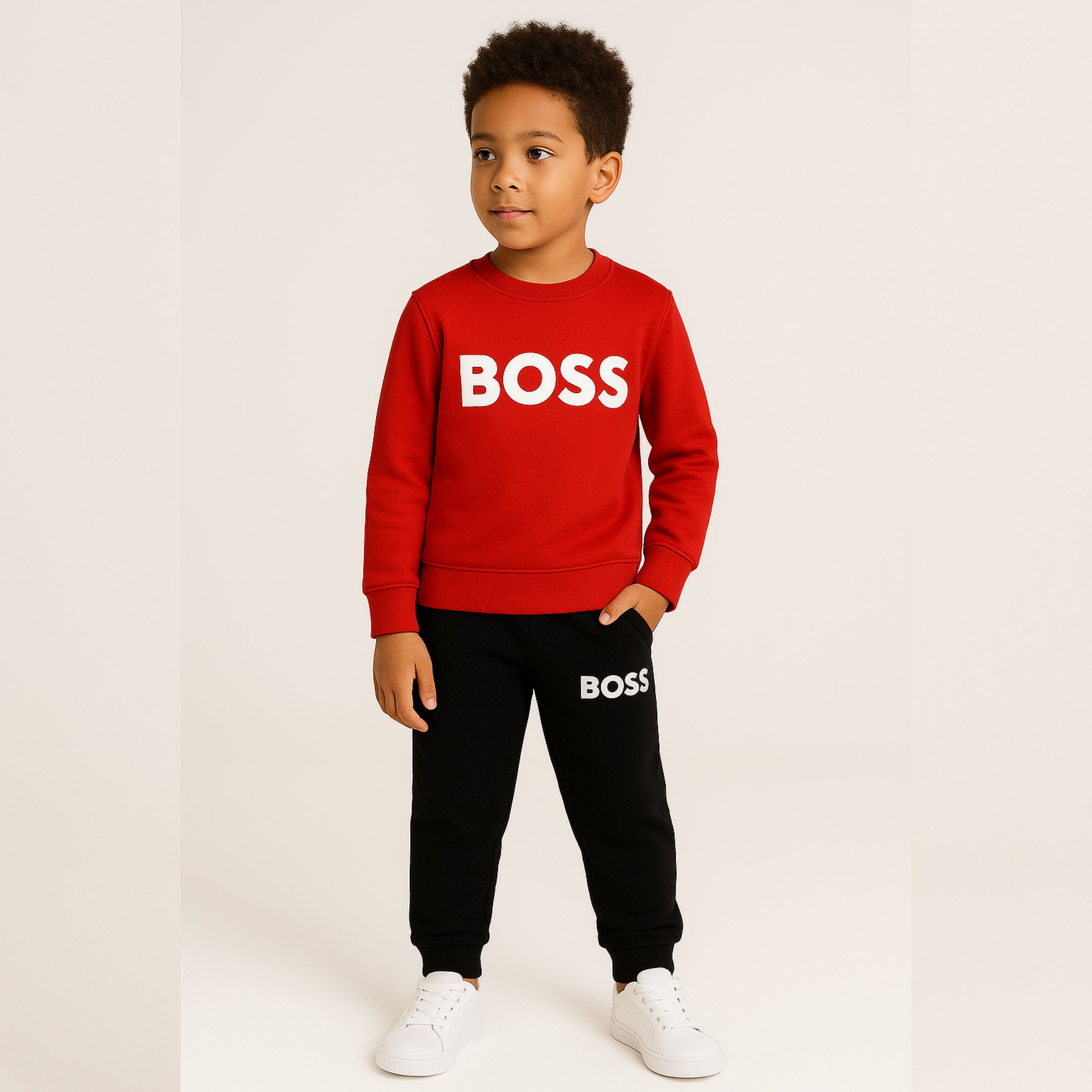 BOSS Kids Tracksuits Unisex - Red/Black