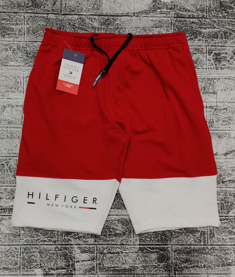 Hilfiger Colorblock Shorts - White/Red - Brand Store