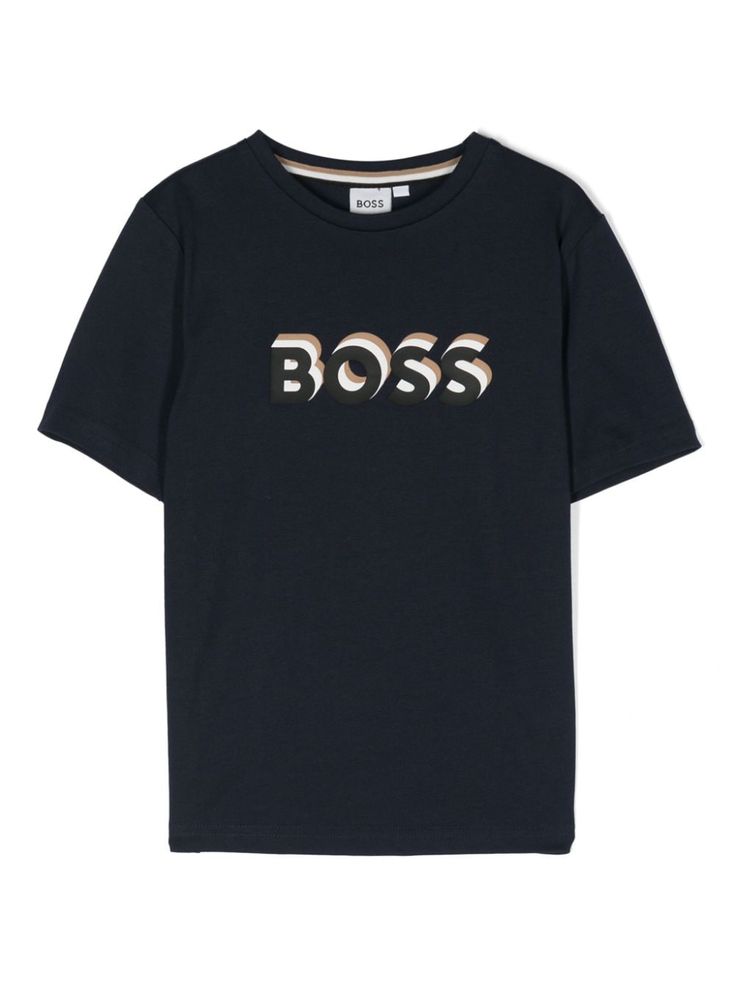 Boss 3d Logo Tee- Black