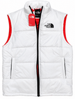 TNF Puffer Gillet Jacket - White/Red