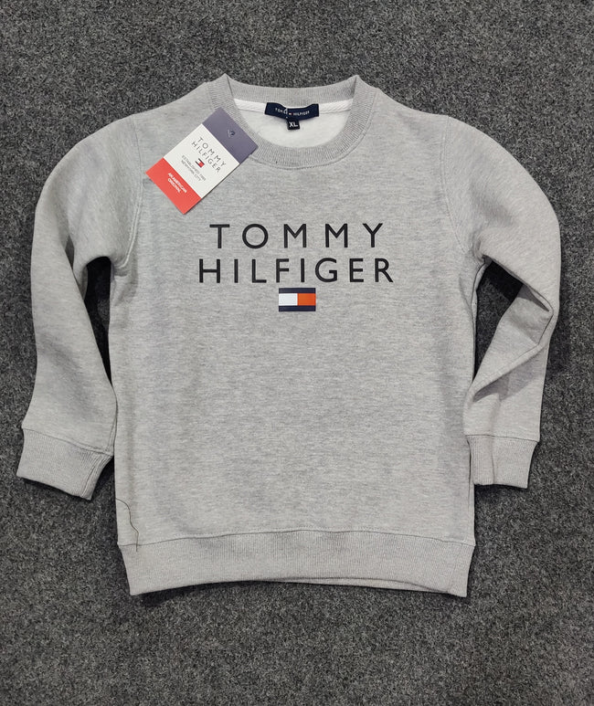 TH Logo Sweatshirt - Light Grey - Brand Store