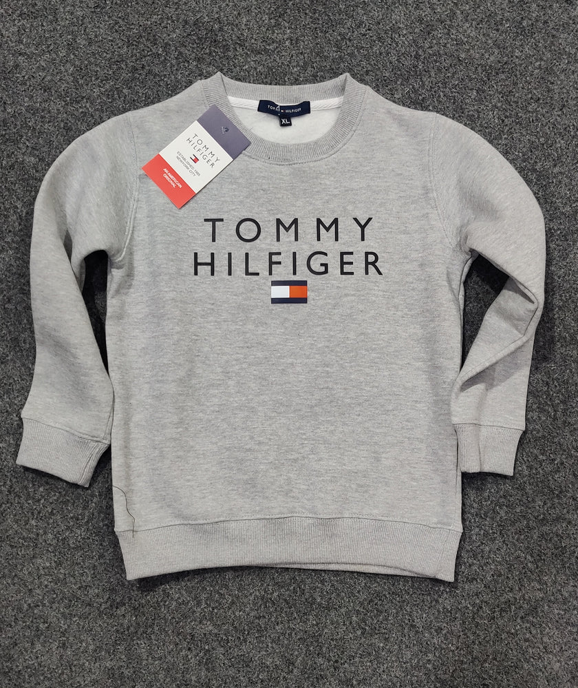 TH Logo Sweatshirt - Light Grey - Brand Store