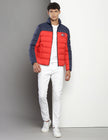 Tommy Colorblock Puffer - Navy/Red - Brand Store