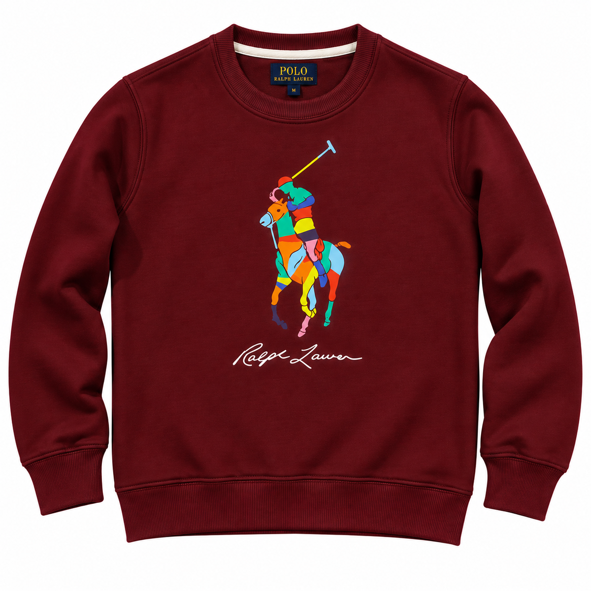 Polo Multi Pony Sweatshirt - Burgundy