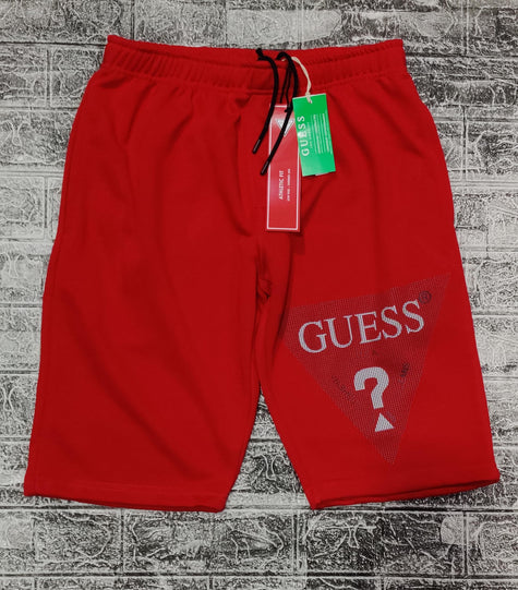 Guess Terry Shorts - Red - Brand Store