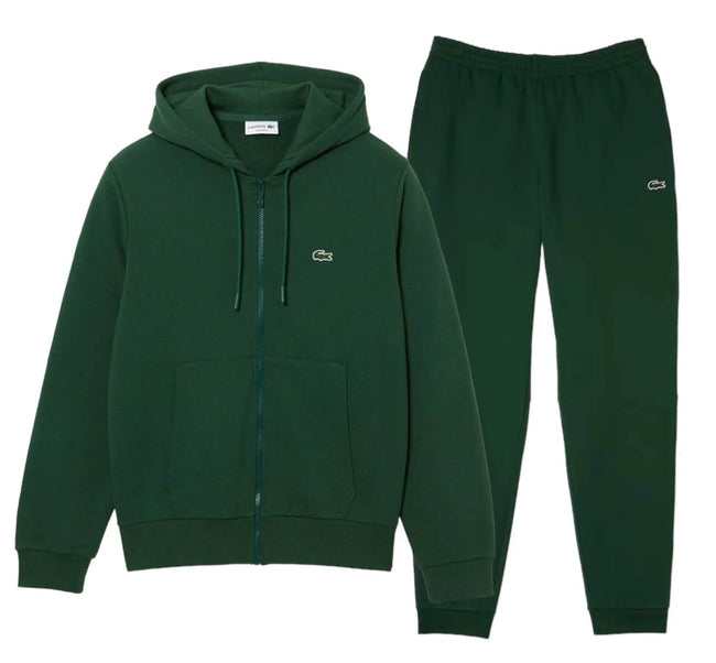LCST Zipper hoodie Tracksuit - Forest Green