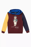 POLO Colourblock Hoodie - Burgundy, Blue, Yellow