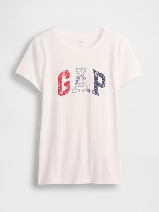 Gap Everyday Logo Tee - White - Brand Store