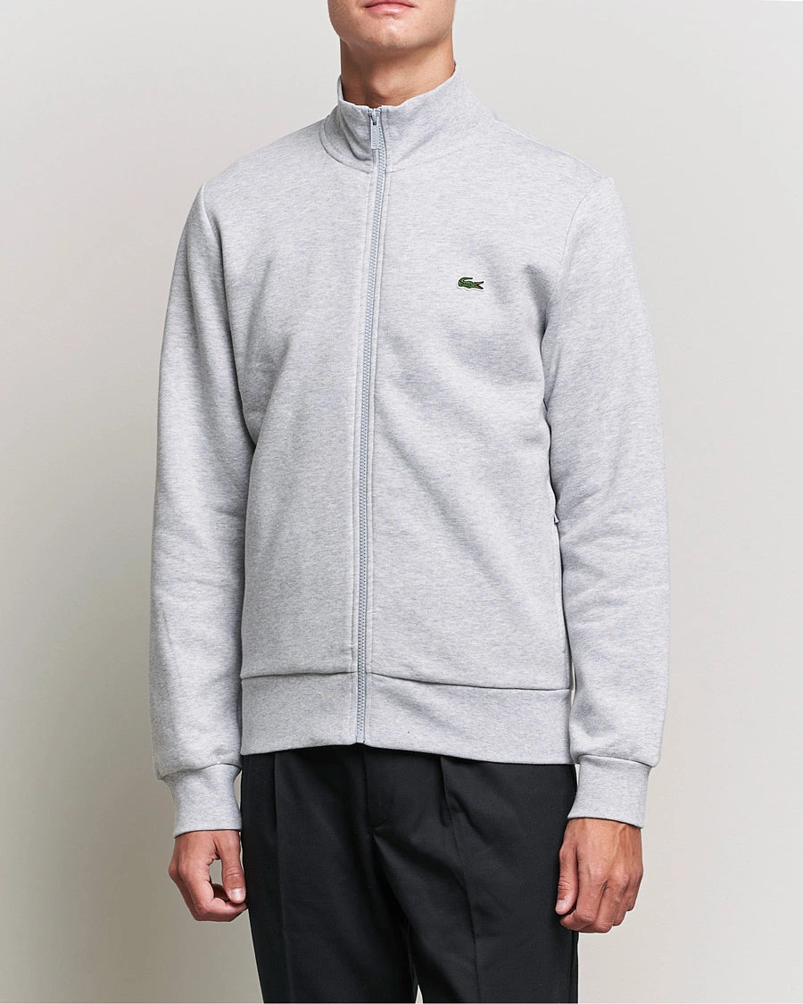 Lacoste Mockneck Full Zipper - Grey