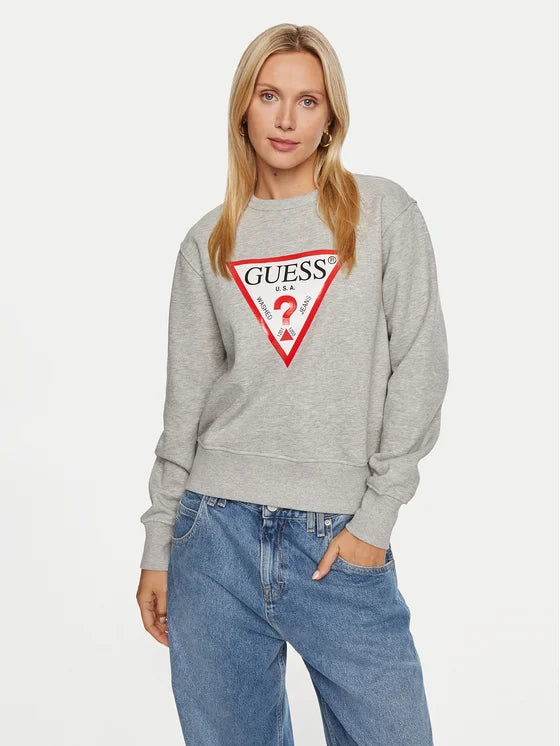 Guess Womens Sweatshirt - Grey