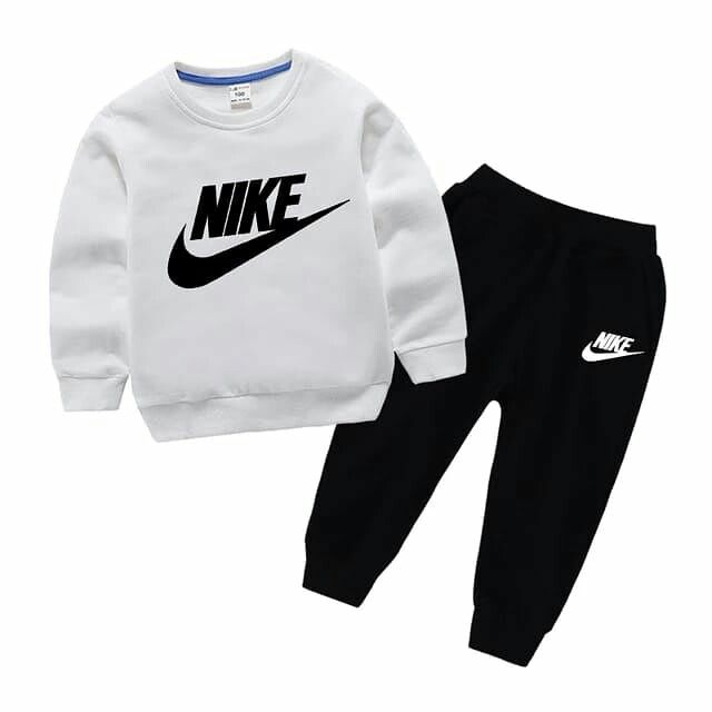 Kids Unisex Nike Twin Set - Black/Gray