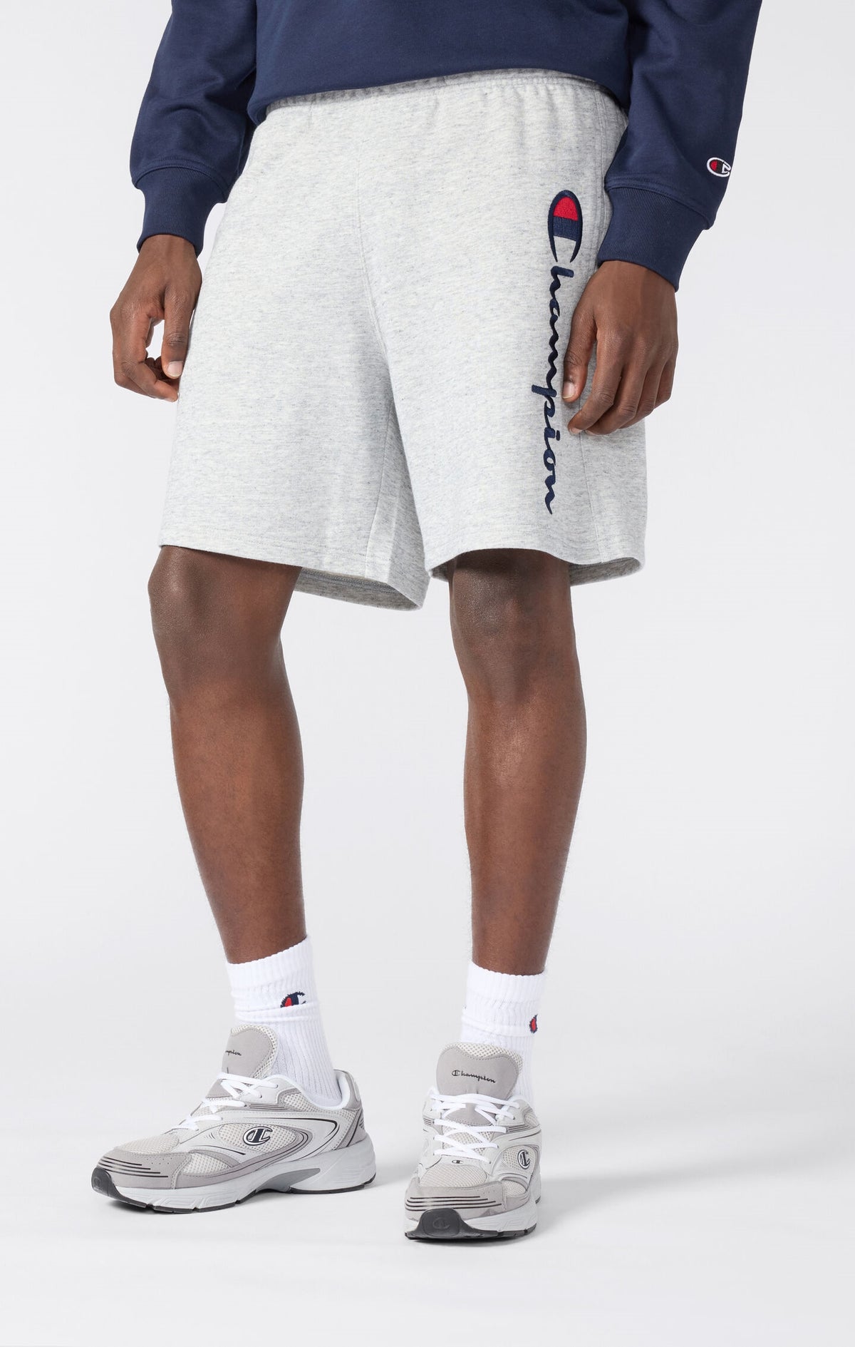 CHAMPION Lightweight French Terry Shorts - Grey - Brand Store