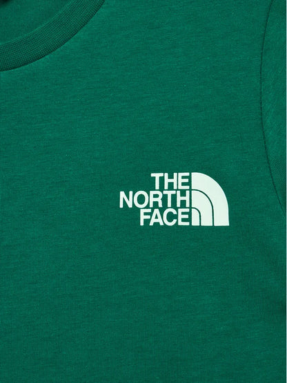 Boys Tnf Chest Logo Tee - Green