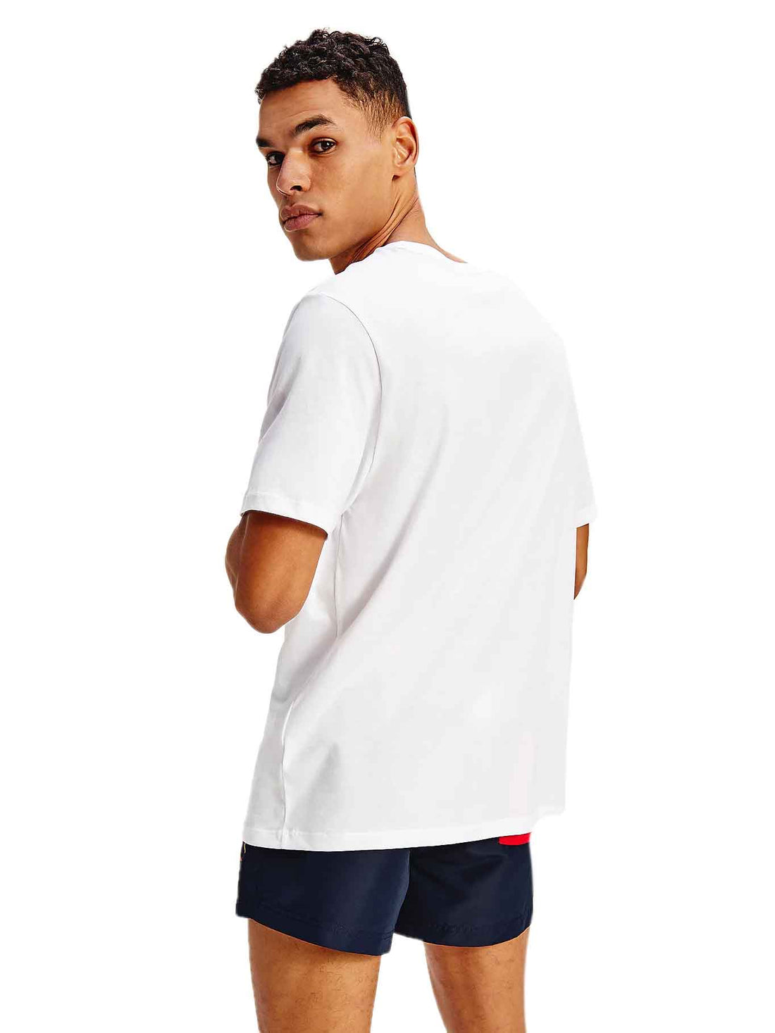 Tommy Hilifiger Signature Tee - White - Brand Store
