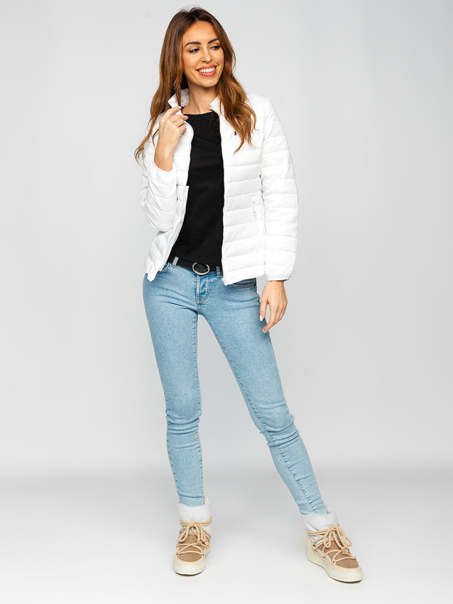 POLO Puffer Jacket - White
