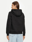Tommy Flag Logo Women's Pullover Hoodie - Black