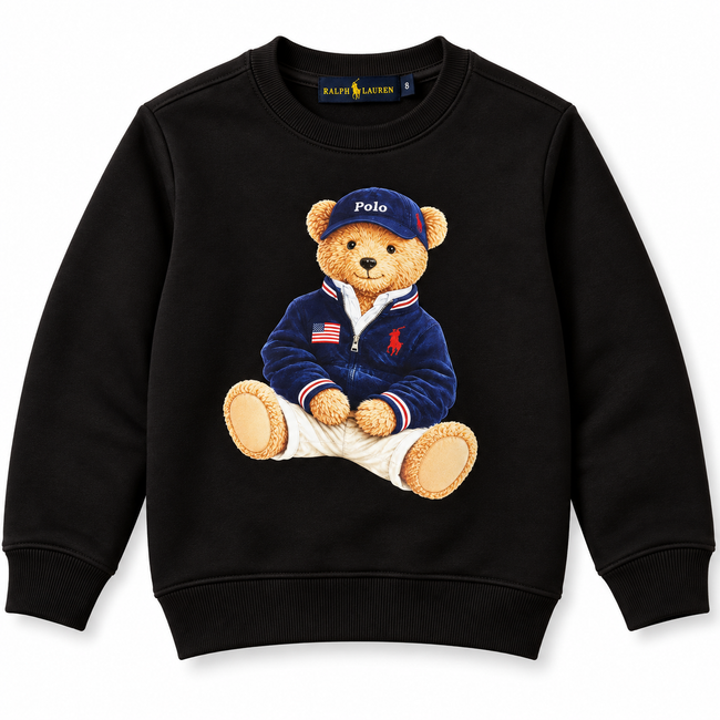 Polo Bear Sweatshirt - Black