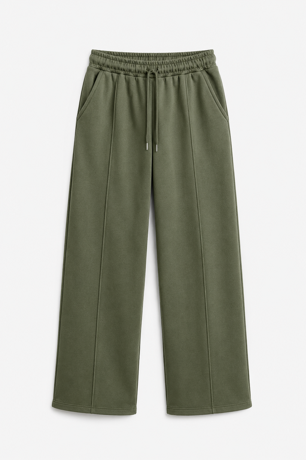 Jack&Jones Relaxed Fit Wide Leg Trouser - Olive