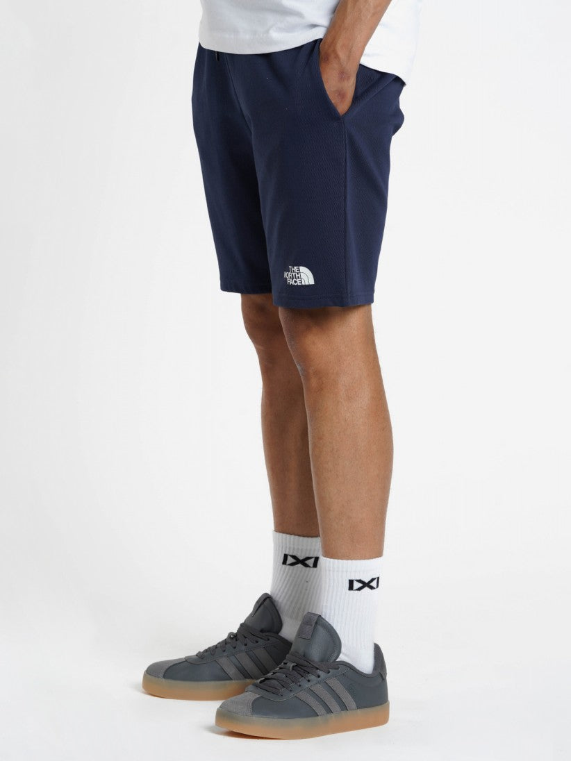 TNF Classic Logo Terry Shorts - Navy - Brand Store