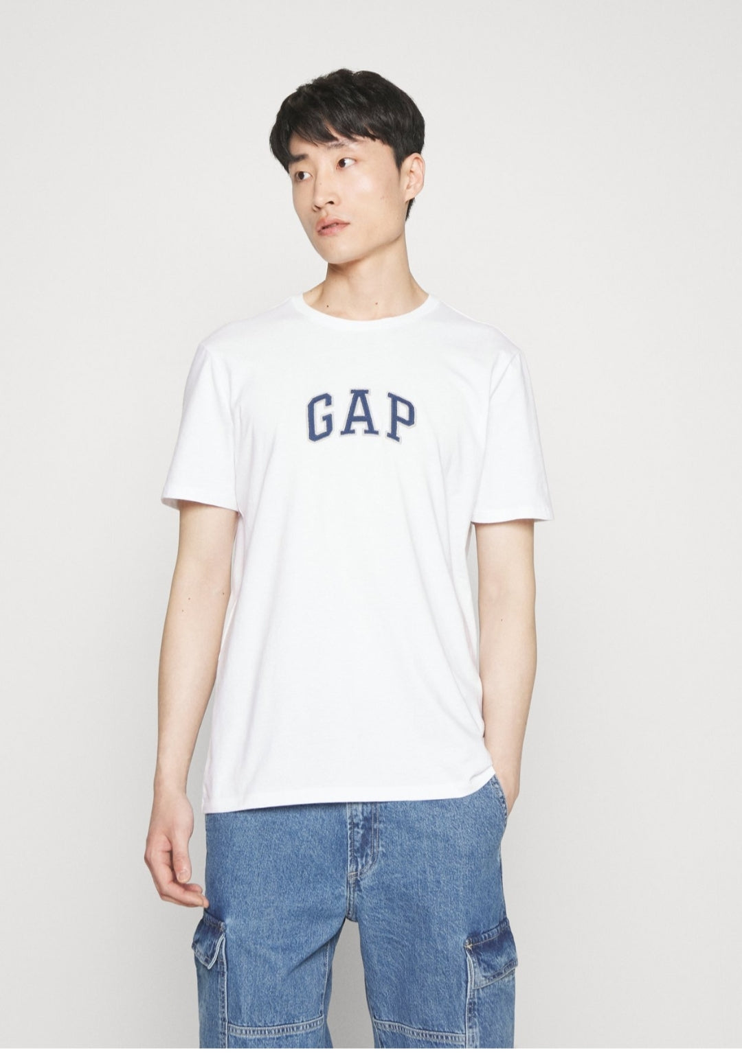 Gap Mid Logo Tee - White - Brand Store