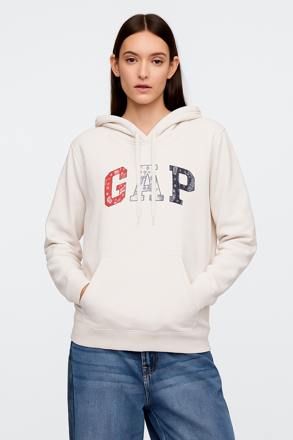 G.A.P Pullover Hoodie Unisex - White