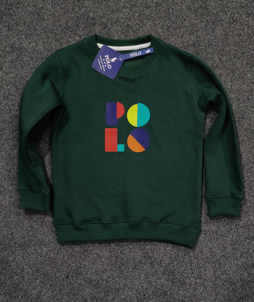 Polo Multi Logo Sweatshirt - Green - Brand Store