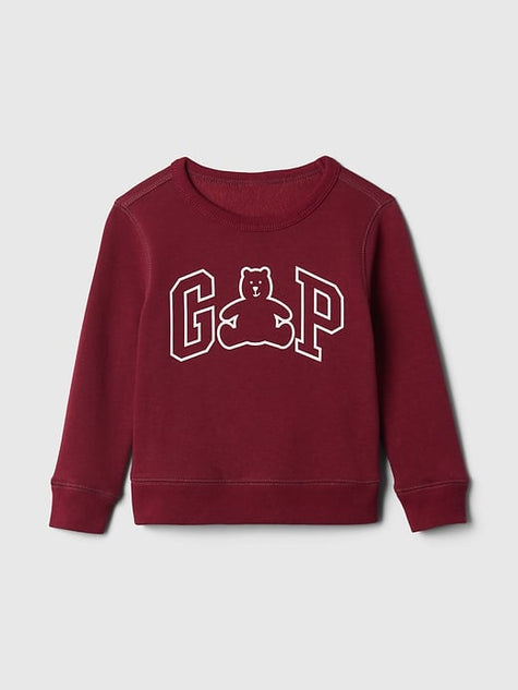 Gap Bear Unisex Sweatshirt - Burgendy - Brand Store