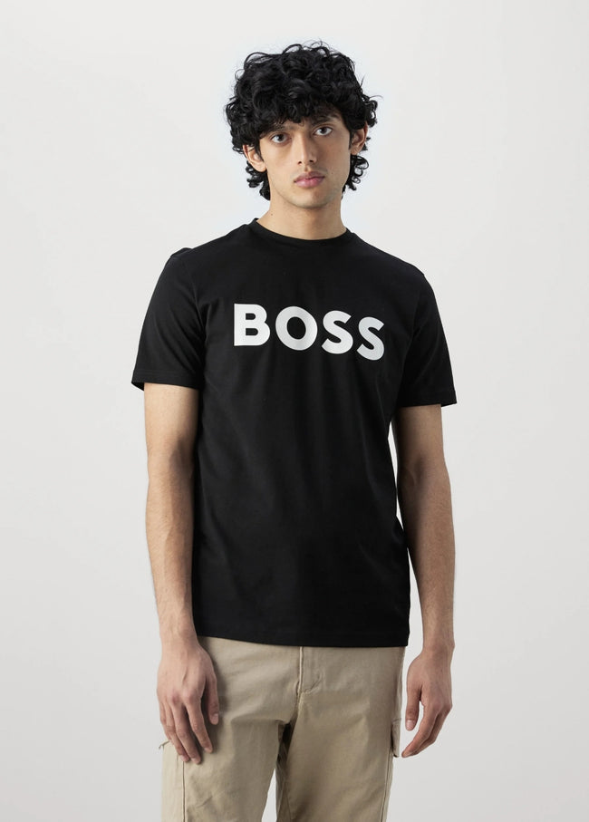 Boss Cotton Tee - Black - Brand Store