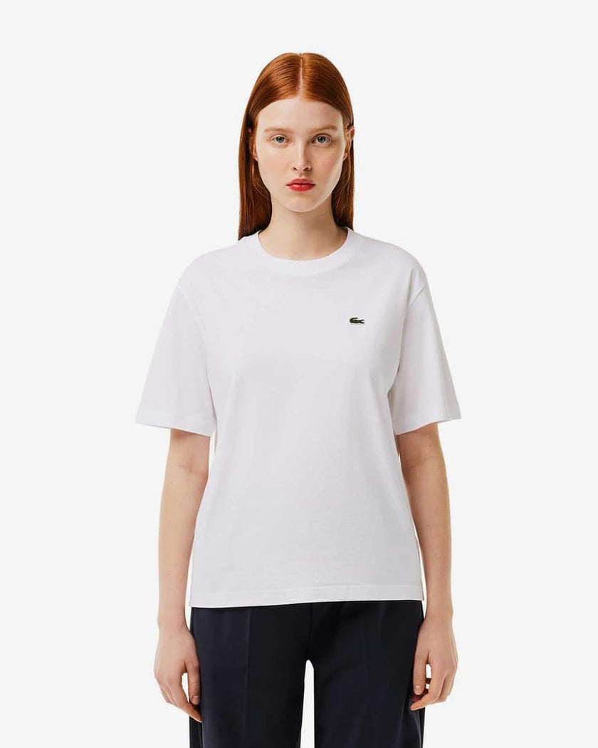 Lacoste Logo Tee - White - Brand Store