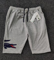 Lacoste Crocodile Printed Shorts - Gray - Brand Store