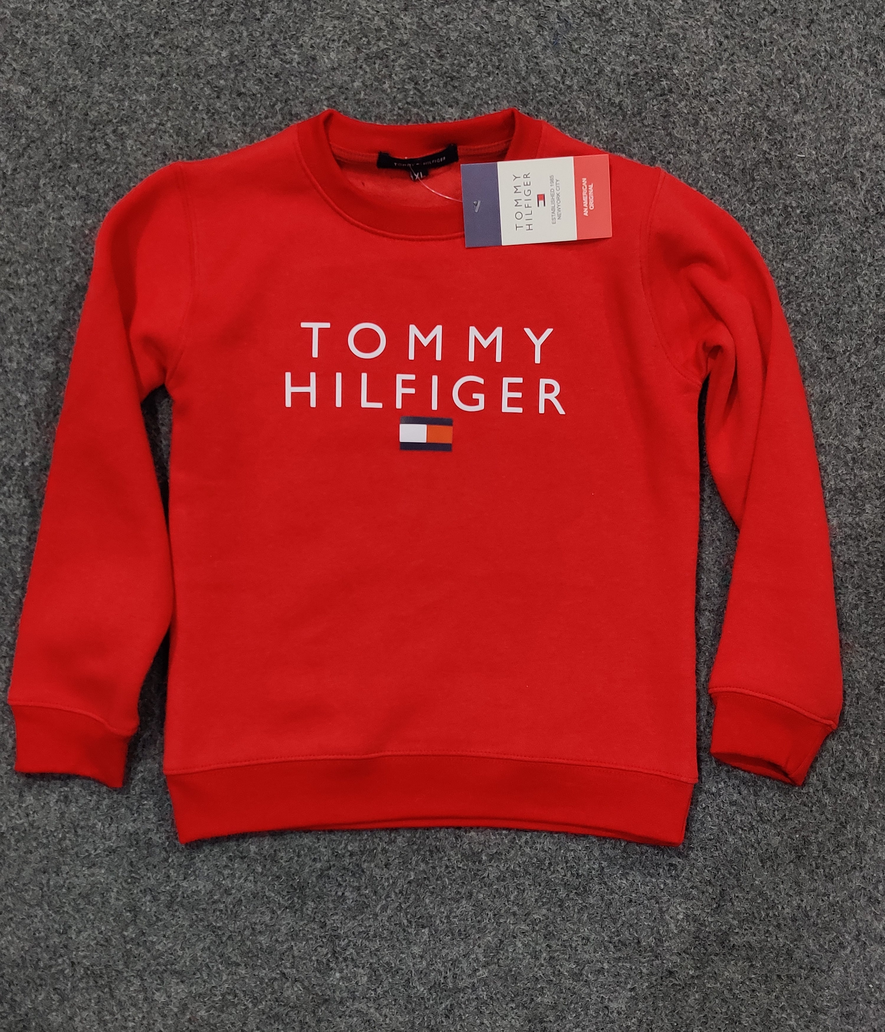 TH Logo Sweatshirt - Red - Brand Store