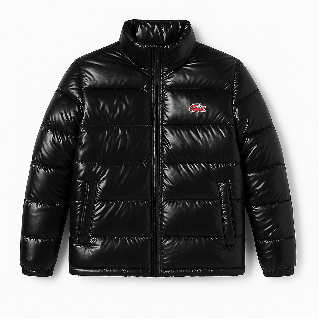 Lacoste Kids Unisex Puffer Jacket -  Shiny Black