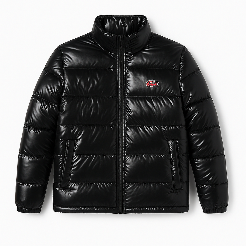 Lacoste Kids Unisex Puffer Jacket -  Shiny Black
