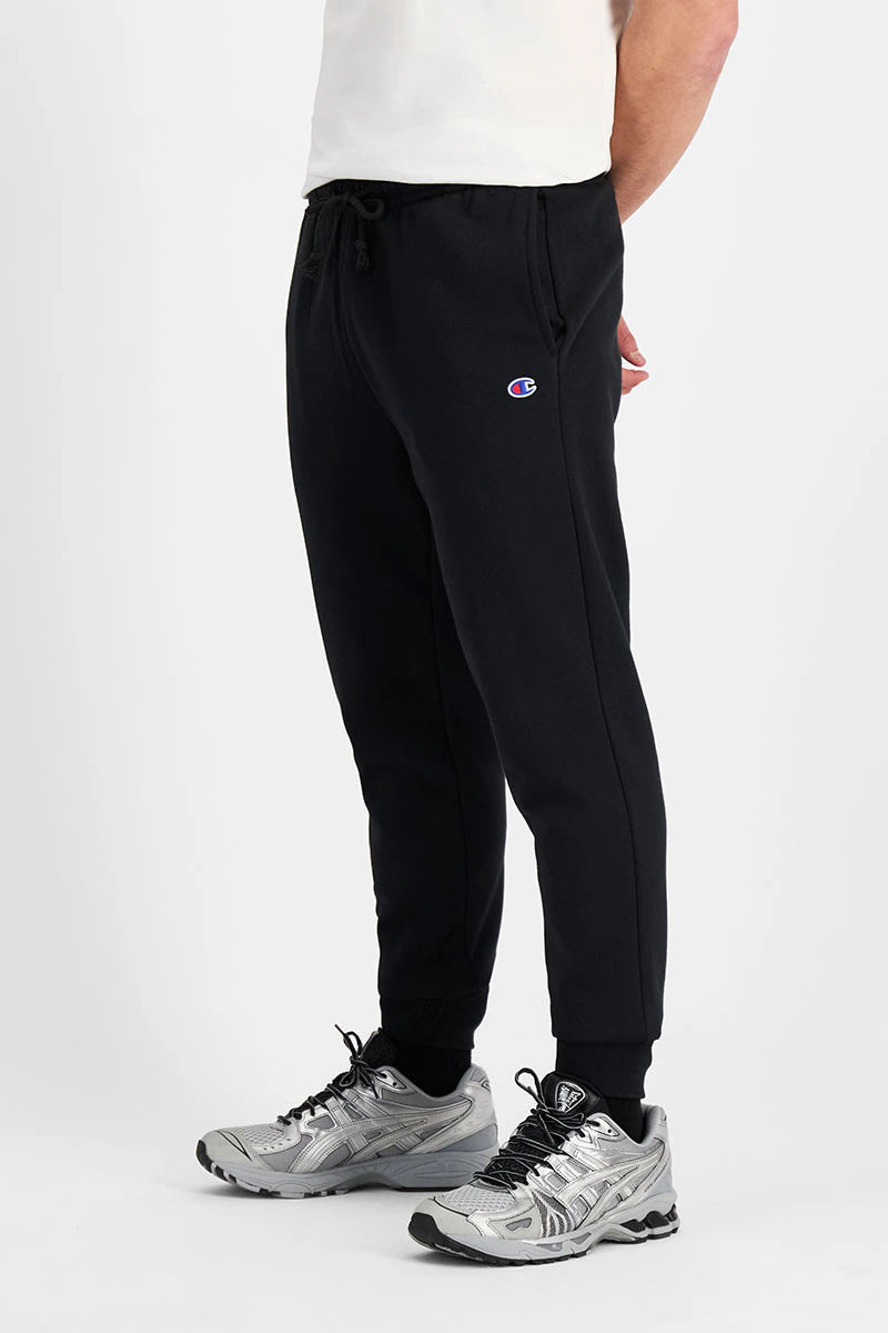 Champion Embroidered Logo Jogger Trouser - Black