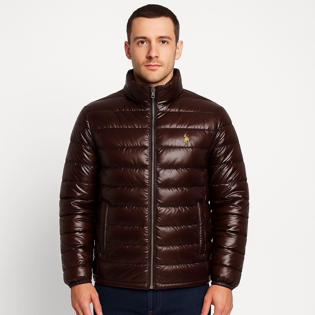 POLO Puffer Jacket - Brown