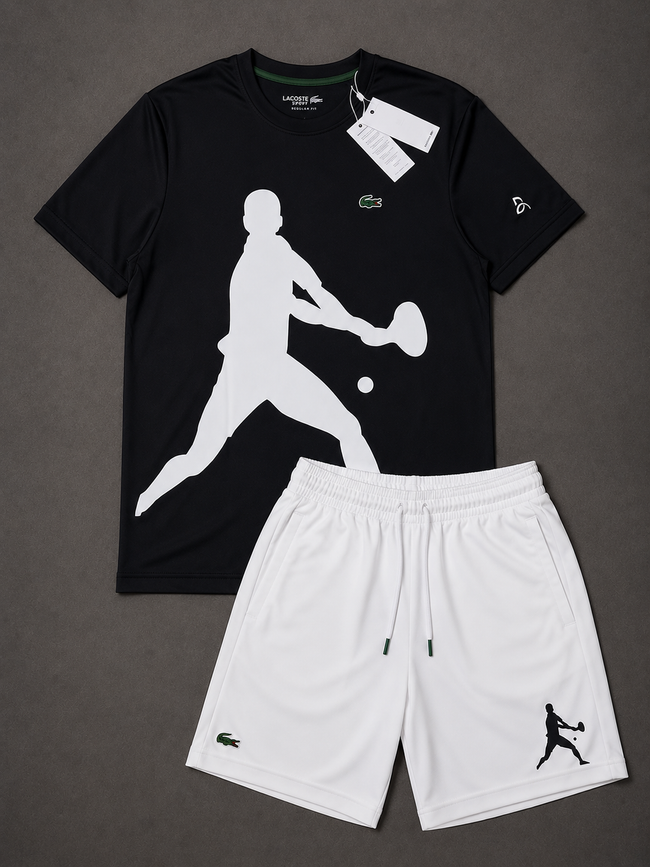 Lcst Tennis Twin Set Black/White