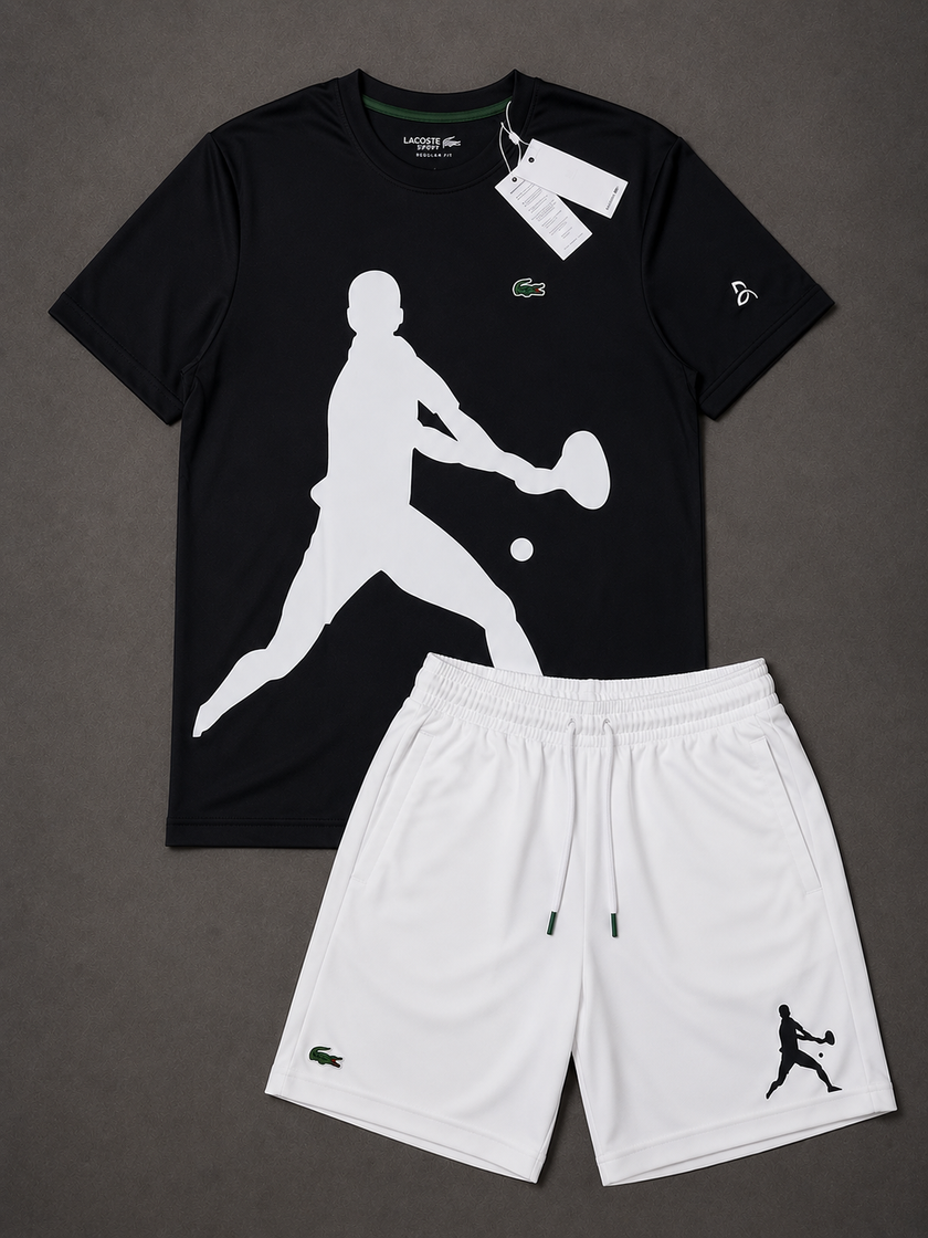 Lcst Tennis Twin Set Black/White