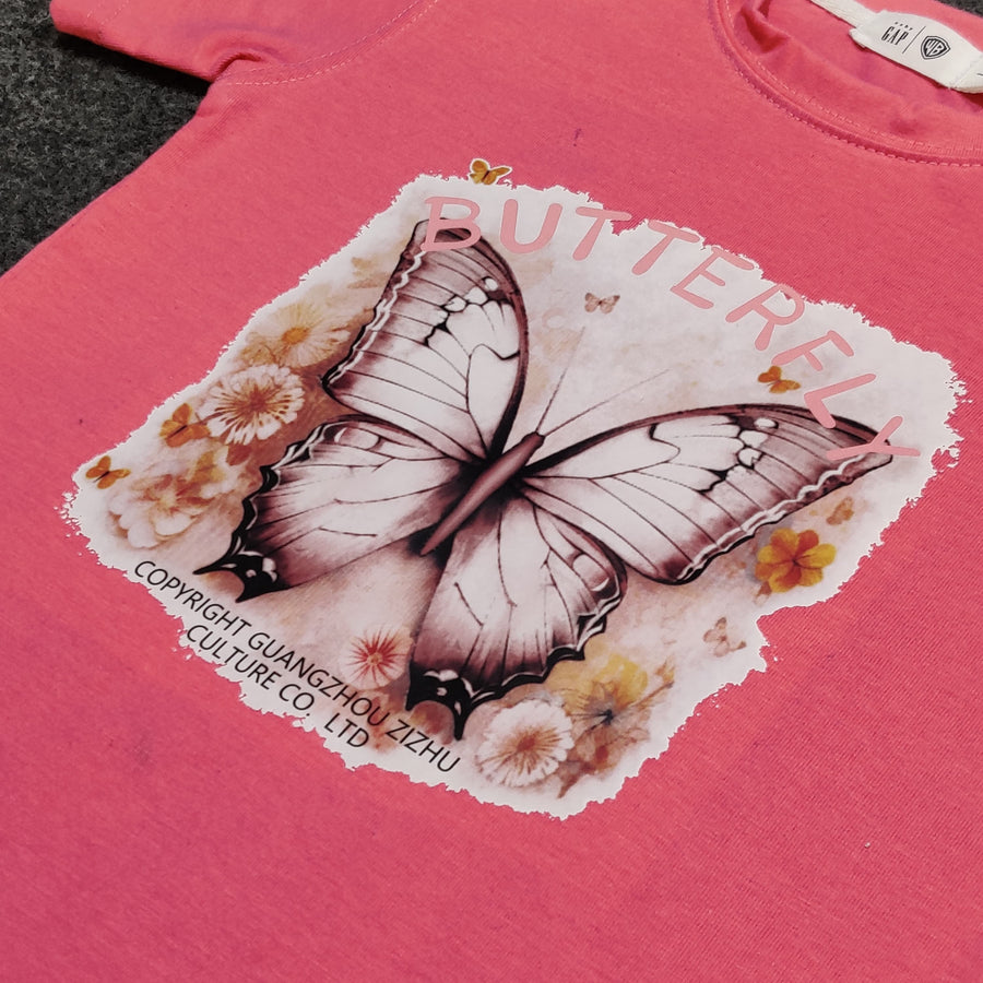 Gap Love Girls Tee - Pink - Brand Store