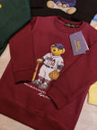 Polo Bear Sweatshirt - Burgundy