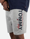 Tommy Bold Logo Shorts - Gray - Brand Store