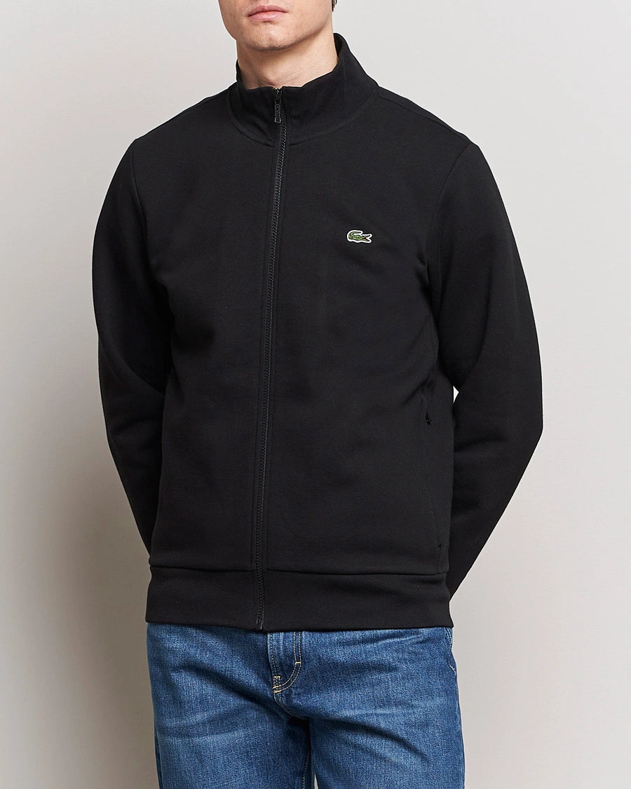 Lacoste Mockneck Full Zipper - Black