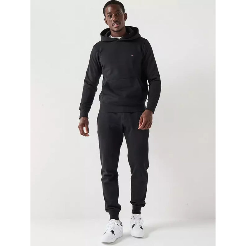 Tommy Flag Logo Tracksuit - Black